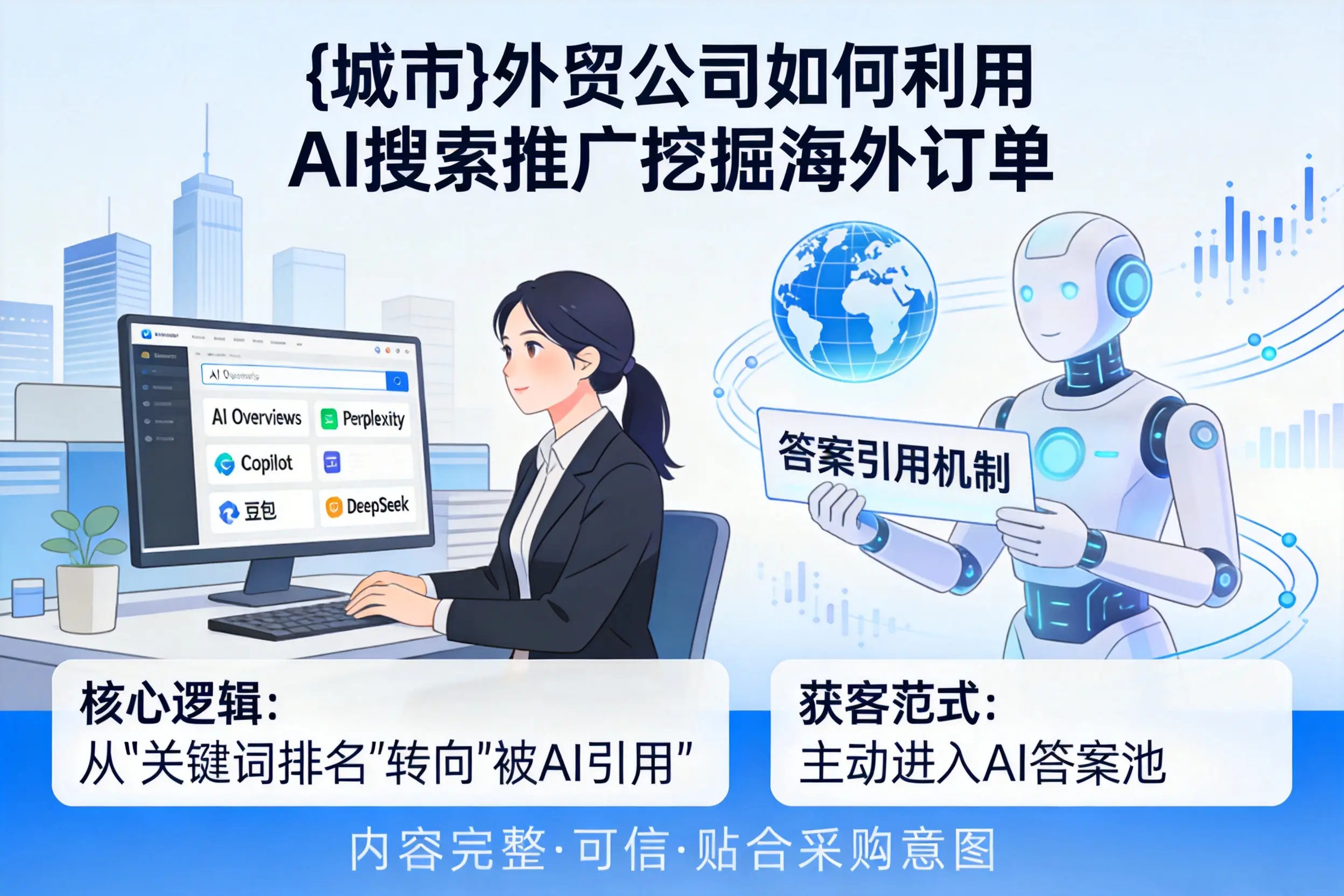 辽阳外贸公司如何利用AI搜索推广挖掘海外订单