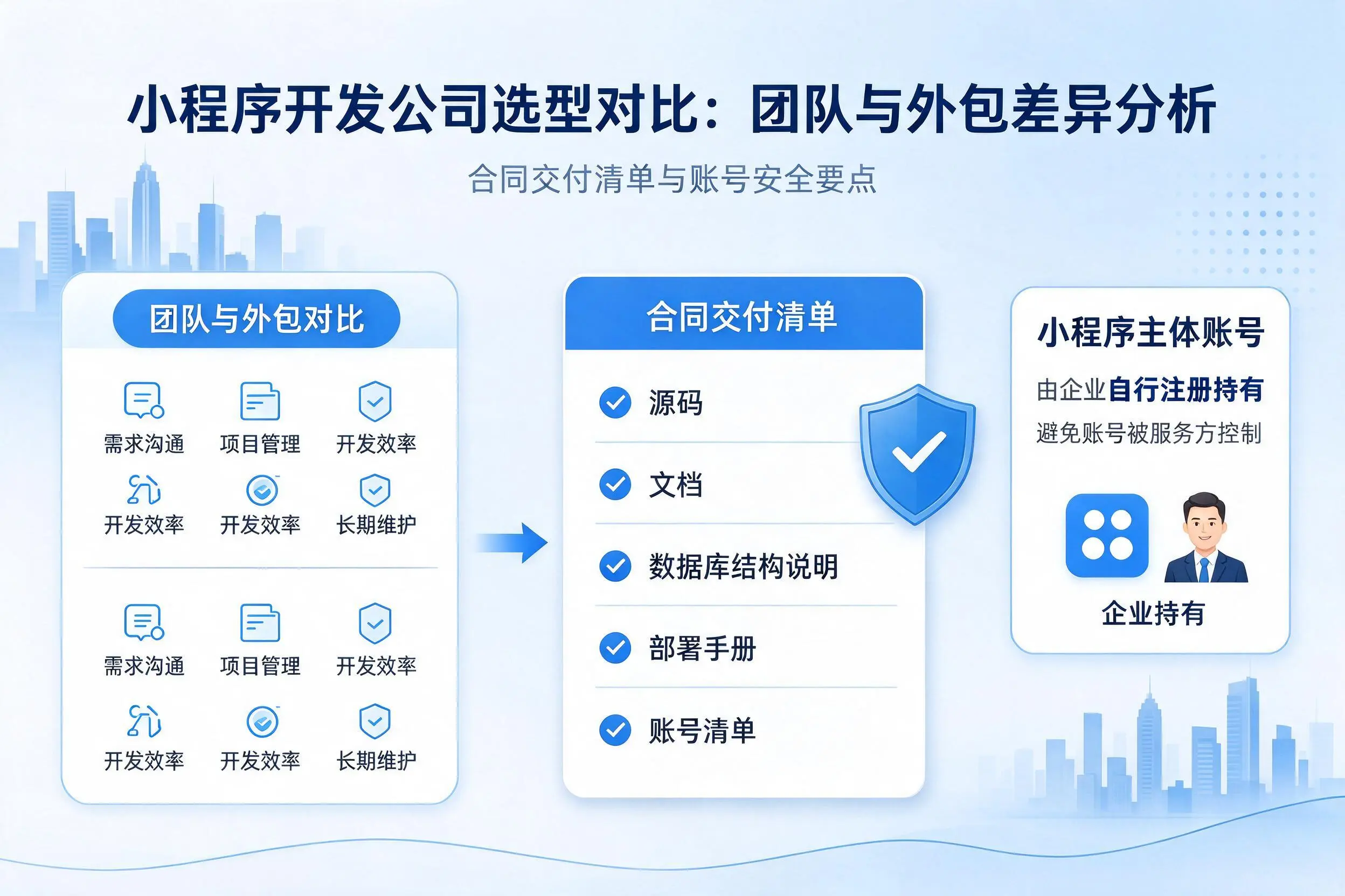 辽阳小程序开发公司选型对比:团队与外包差异分析