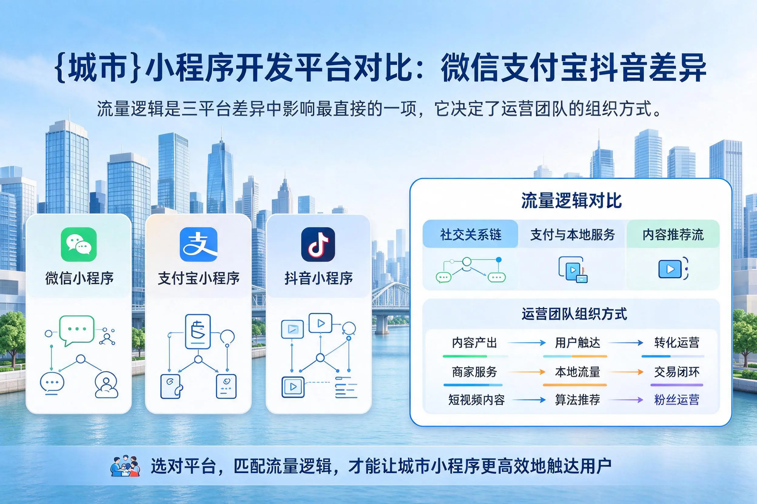 辽阳小程序开发平台对比:微信支付宝抖音差异